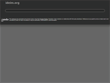 Tablet Screenshot of ideim.org